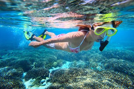 Abrolhos Islands Scenic Flight & Snorkel Adventure from Perth
