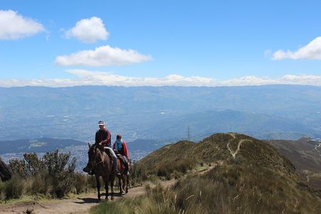 Private Half-Day Cable Car and Horseback Tour Above Quito