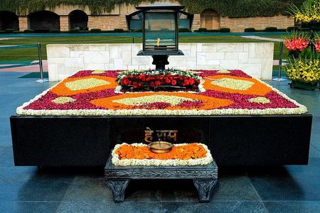 Gandhi's Journey in New Delhi