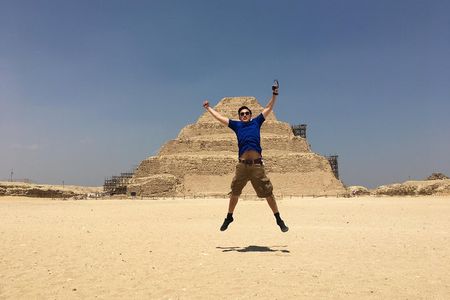 Layover tour to Giza Pyramids Sphinx Memphis City and Saqqara Pyramid