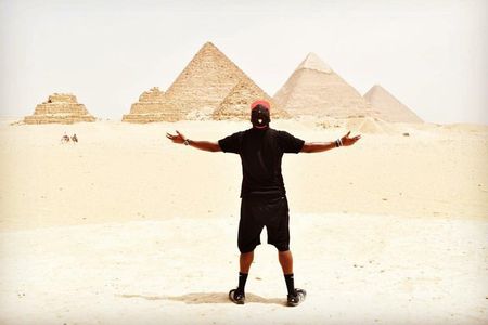 Trip from Cairo airport to great pyramids Sphinx Citadel and Old Cairo
