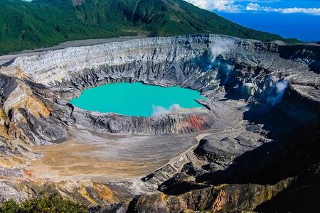 Poas Volcano + Coffee Plantations & La Paz Waterfall Gardens Trip from San Jose