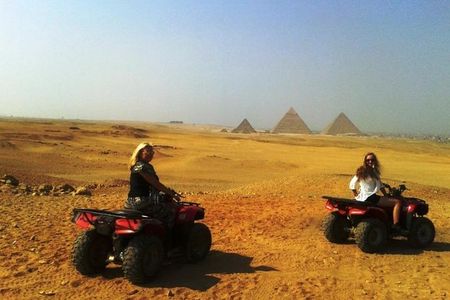 Giza Pyramids Quad Bike Ride with Desert Views