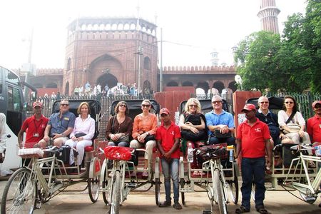Old Delhi Group Tour by Rickshaws