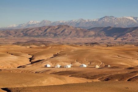 Desert Agafay And Atlas Mountains Valleys inluded Lunch and Camel Ride & Sunset