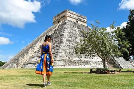 Chichen Itza, Cenote Ik Kil, and Coba Ruins Small Group