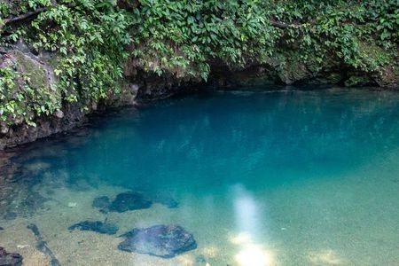 In-Land Blue Hole National Park and BelizeCity Tour 