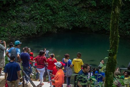 In-Land Blue Hole National Park and BelizeCity Tour 