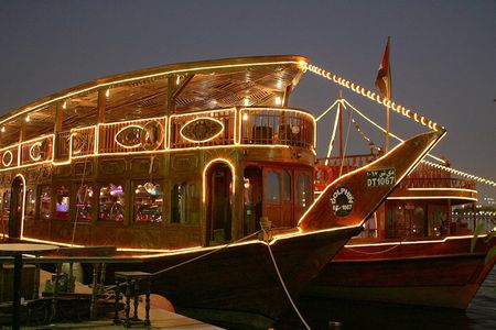 Dhow Cruise Dubai Marina - Buffet Dinner & Transfer in Dubai