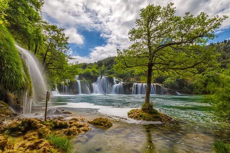 Krka Waterfalls Tour from Split with Boat Ride & Swimming 