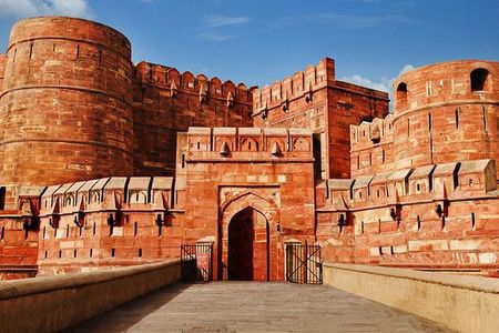 Skip-the-Line: Agra Fort Entrance Ticket with Guided Tour