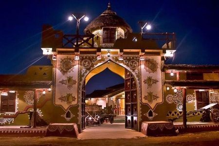 Dinner At Chokhi Dhani Resort From Jaipur