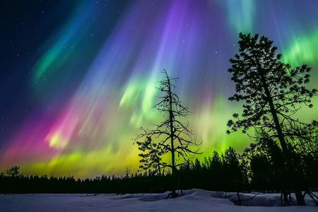 Lakeside Private Traditional Sauna with Aurora Borealis