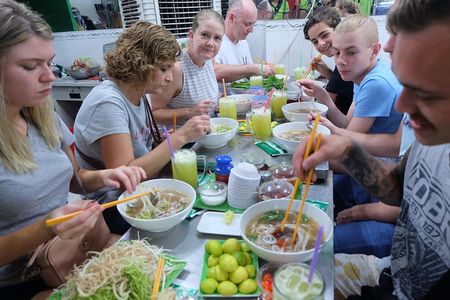 Saigon After Dark and Street Food by Motorbike and Scooter