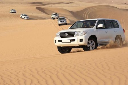 Best Dubai Desert Safari with Buffet Dinner,Sand Boarding & Shows