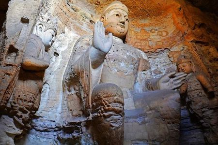1 Day Datong Yungang Grottoes & Hanging Temple Tour/from Beijing