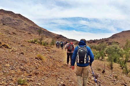 From Marrakech hiking day trip in Imlil Valley and kasbah Toubkal