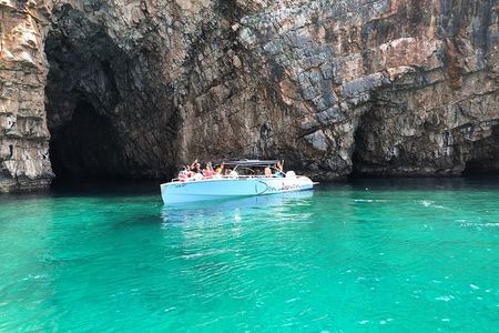 Kotor Sightseeing: Lady of the Rocks and Blue Cave Group Tour 