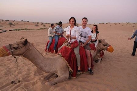 Half Day City Tour of Jaisalmer visit Sunset by Camel Ride with Dinner