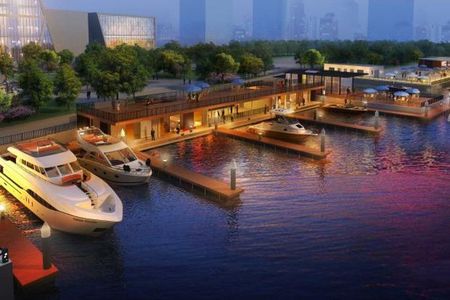 Shanghai Huangpu River Charter Yacht Experience with Champagne or Beer