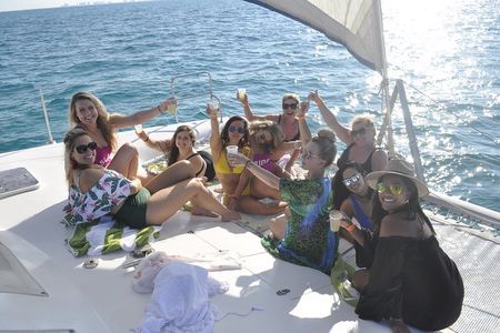 Private Catamaran Tour to Isla Mujeres, Snorkeling* from Cancun