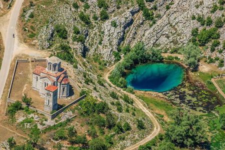 Sinj: Panoramic Flight over Peruca Lake and Dinara mountain