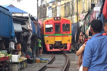 Private Excursion to Maeklong​ Railway and​ Floating Markets