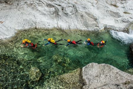 Canyoning The Verghellu Canyon in Corsica