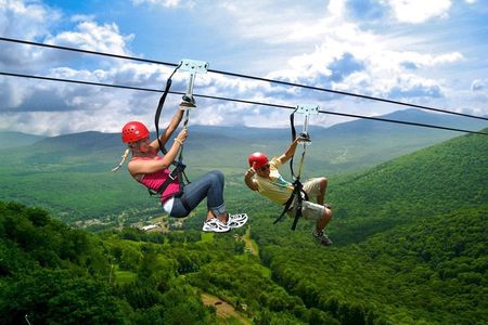  Private Zip - Line Samana with Playa El Valle Lunch and Expert Local Tour Guide