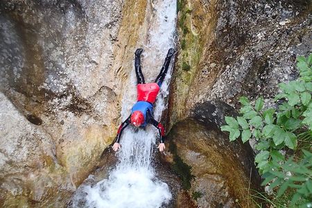 CANYONING in Susec from Bovec, Families welcome, photo service
