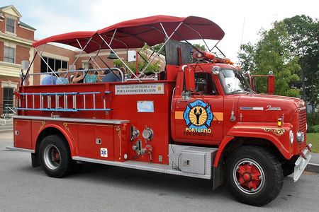 Vintage Fire Truck Sightseeing Tour