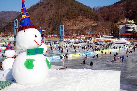 Korea Winter Ice Fishing Festival (Pyeongchang Trout Festival)