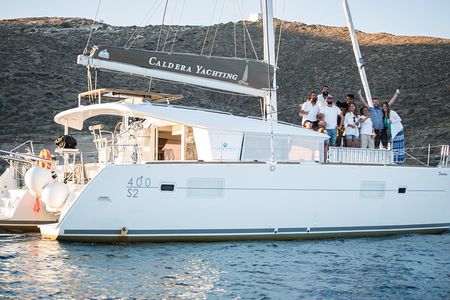 Santorini All-inclusive Private Catamaran Cruise