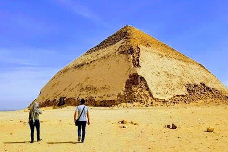 Full-day Great Pyramids, Saqqara step Pyramid, and Dahshure tour