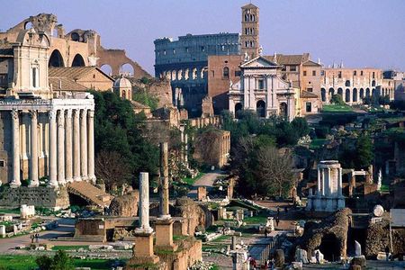 Colosseum with the arena, Roman Forum and Palatine Hill tour 