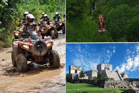 Tulum Adventure (archeological zone-Atv-ziplines-cenote-lunch-drinks-rappel)