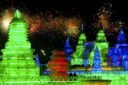 Harbin Ice Festival New Year Eve Countdown Group Tour on December 31