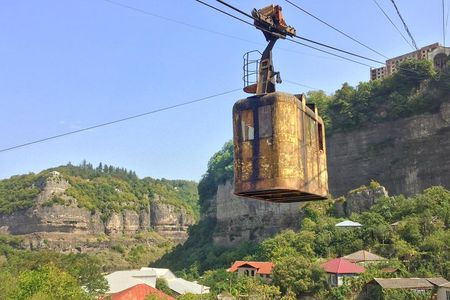 Chiatura and Katskhi Pillar One Day Urbex Tour