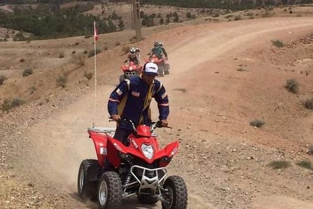 Full day quad: Explore Agafay's Terrain & Marrakech Lake by Quad