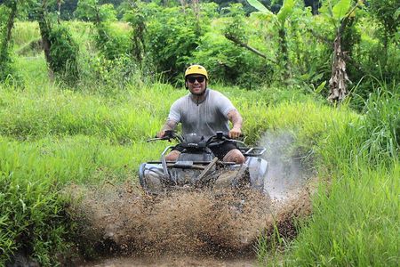 Quad Bike, River Rafting And Monkey's Temple Combo Tour