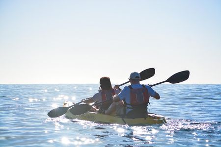 Cabo San Lucas Glass Bottom Kayak Tour and Snorkel at Two Bays