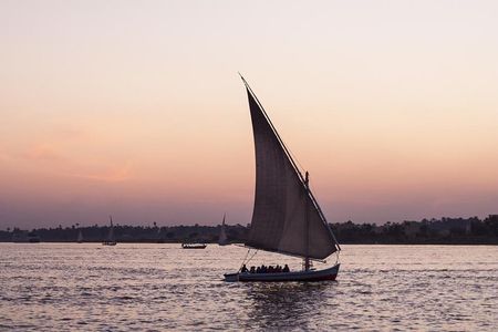 Luxor Nile River Private Felucca Ride at Sunset