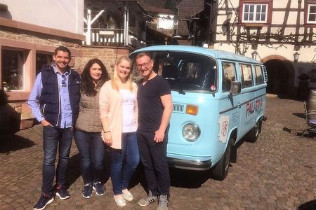 Fun in the vintage bus - from 5 people