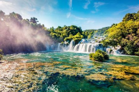 Krka Waterfalls & Skradin from Trogir, Seget, Čiovo & Kaštela
