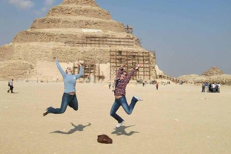 Private Tour Giza Pyramids, Sakkara pyramid, Memphis city ,Camel Ride with Lunch