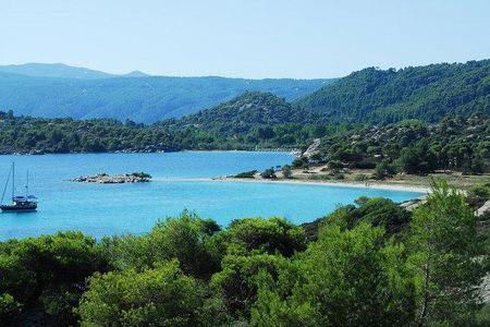 Halkidiki Blue Lagoon Cruise On A Pirate Boat From Thessaloniki