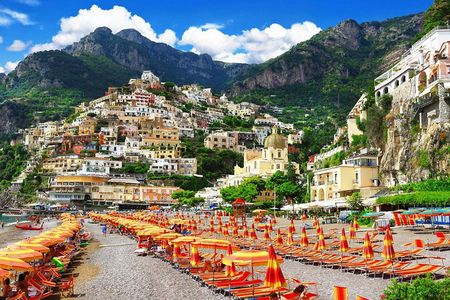 From Salerno: Small Group Amalfi Coast boat tour with stops in Positano & Amalfi