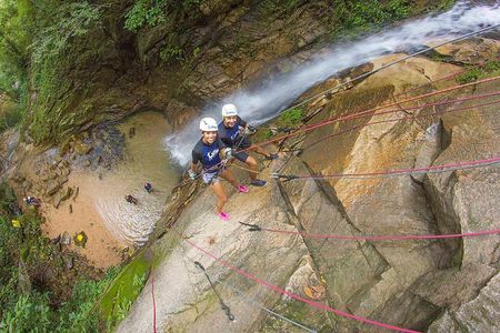 Rainforest Ziplining, Waterfalls & Speed boat in Puerto Vallarta