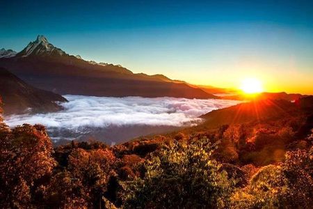 Experience the amazing Sunrise near Kathmandu