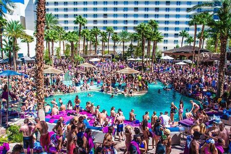 Vegas Pool Party Crawl by Party Bus w/ EZ Entry & Free Drinks